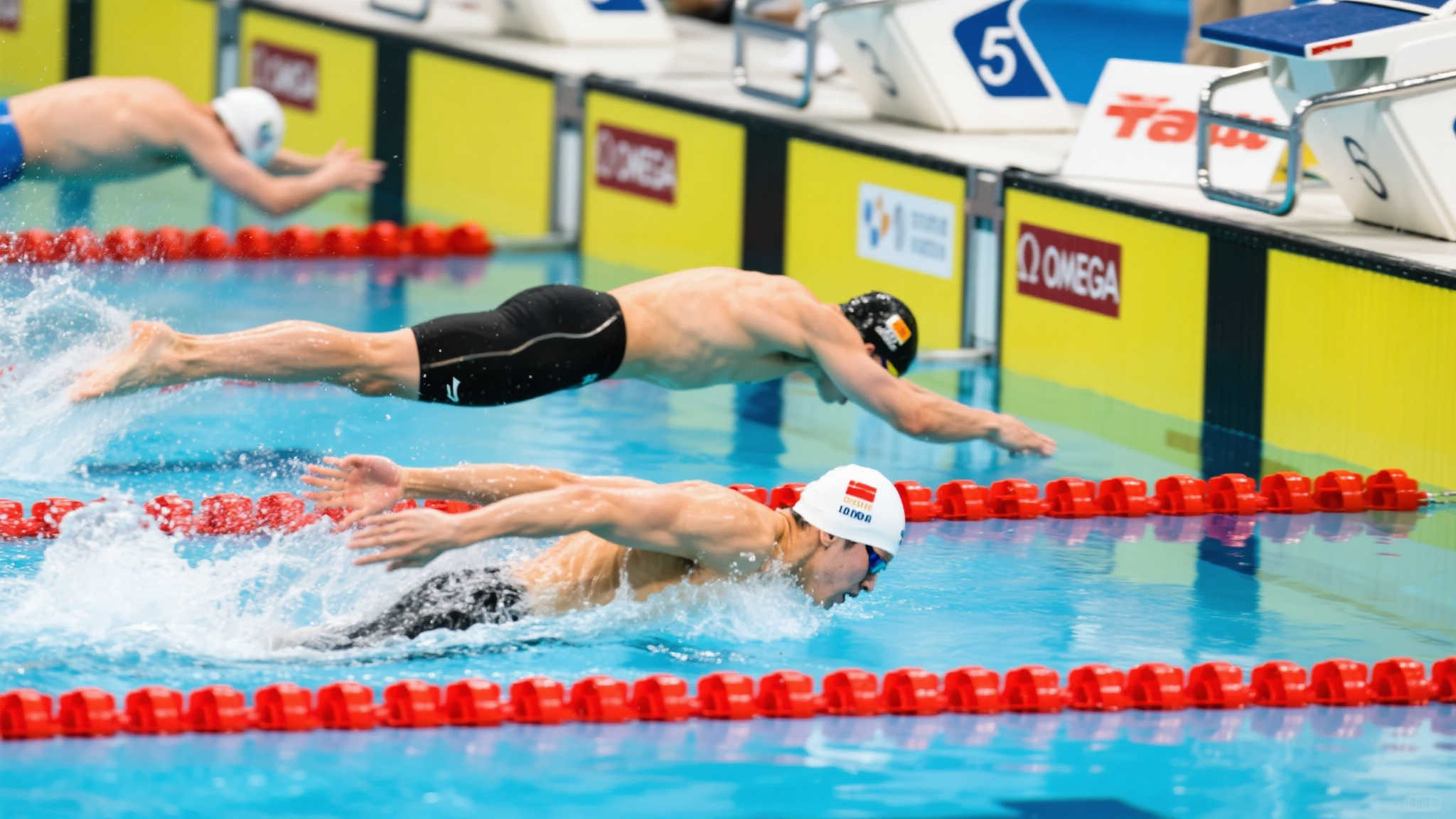 全国游泳锦标赛男子百米自由泳初赛战罢