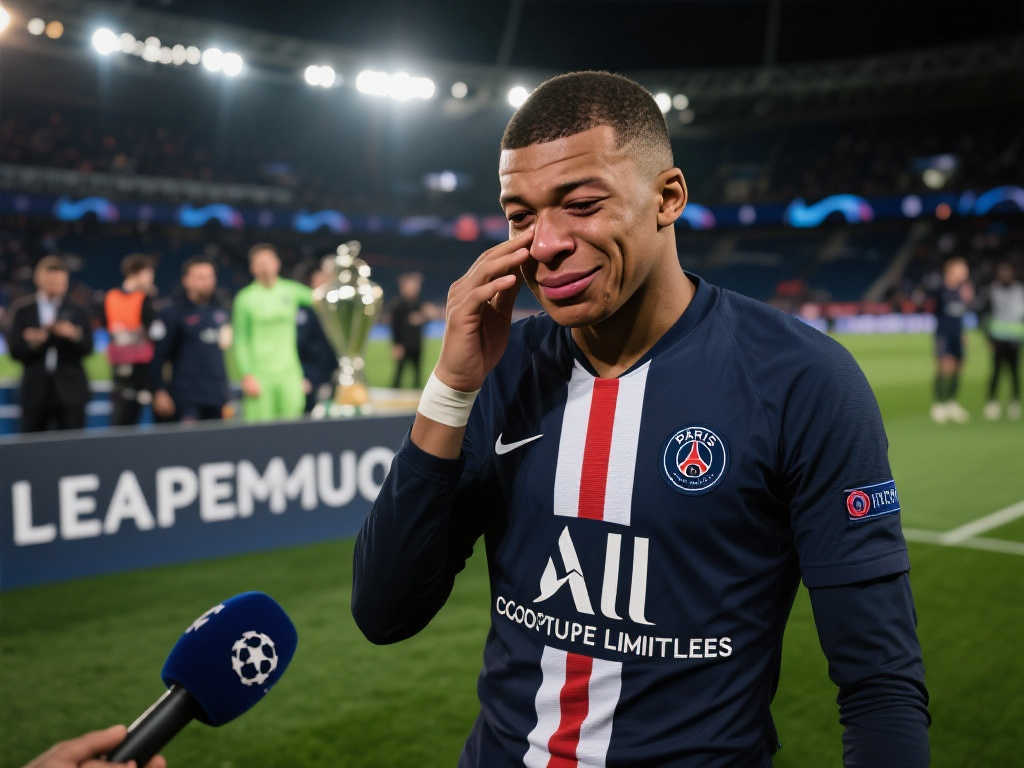 姆巴佩泪目！巴黎横扫英超劲旅，直指欧冠桂冠剑指四冠伟业