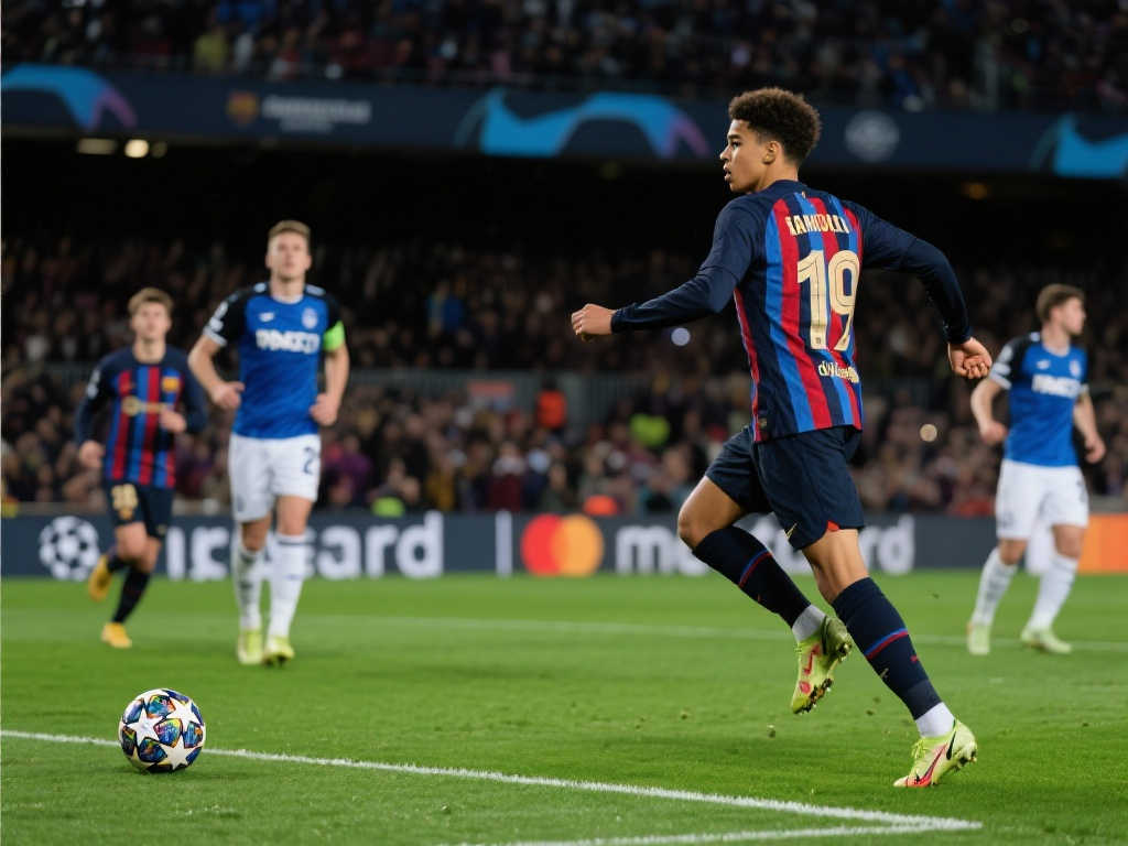 【欧冠】亚马尔建功，巴萨与亚特兰大握手言和2-2