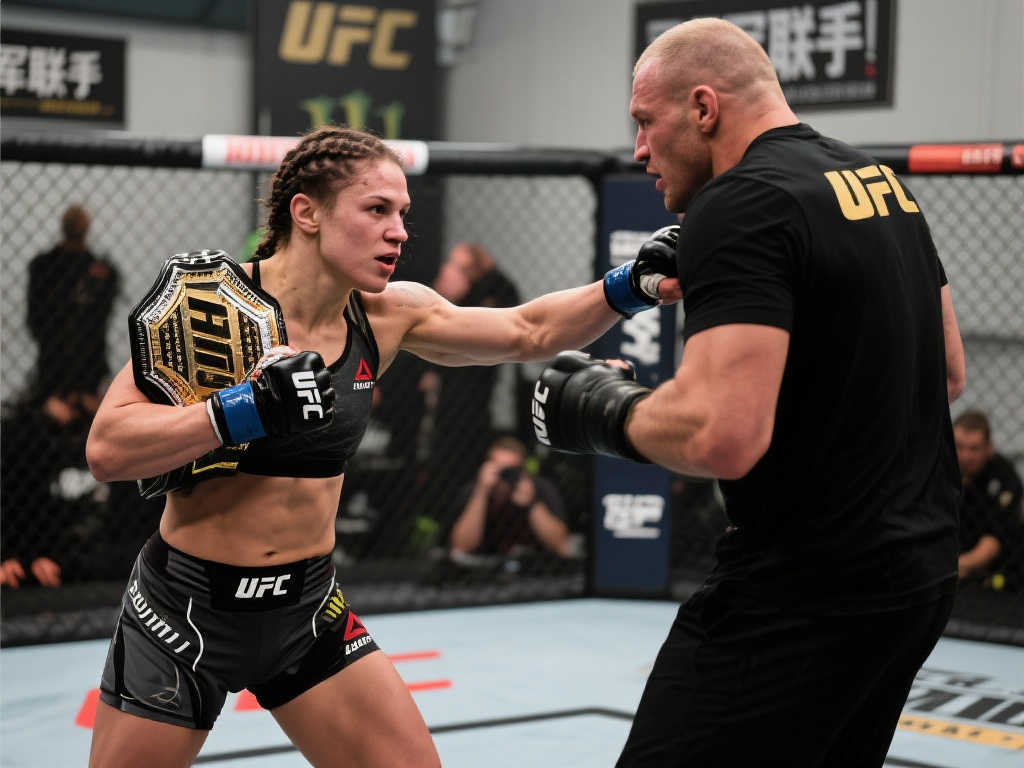 乔安娜鼎力支持舍甫琴科，备战UFC315迎战菲奥罗特